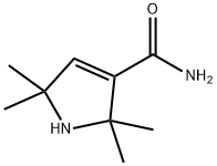 2,2,5,5-TETRAMETHYL-3-PYRROLINE-3-CARBOXAMIDE Struktur