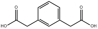 1,3-フェニレン二酢酸 化学構造式
