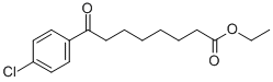 ETHYL 8-(4-CHLOROPHENYL)-8-OXOOCTANOATE,198064-91-4,结构式
