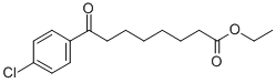 ETHYL 8-(4-CHLOROPHENYL)-8-OXOOCTANOATE Structure