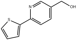 (6-THIEN-2-YLPYRID-3-YL)METHANOL, 198078-57-8, 结构式