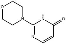 2-(4-モルホリニル)-4(3H)-ピリミジノン 化学構造式