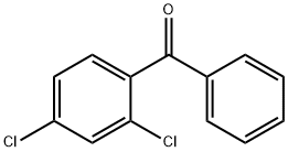 2,4-ジクロロベンゾフェノン 化学構造式