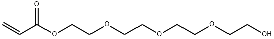2 - [ 2 - [ 2 -(2-羟乙氧基)乙氧基]乙氧基]乙基丙烯酸酯, 19812-60-3, 结构式