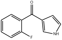 3-(2-FluoroBenzoyl)-1H-pyrrole 化学構造式