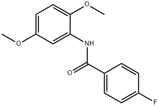 N-(2,5-DIMETHOXYPHENYL)-4-FLUOROBENZAMIDE Struktur