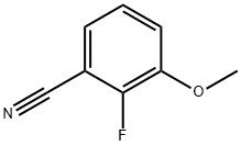 Benzonitrile, 2-fluoro-3-methoxy- (9CI) 化学構造式