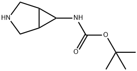3-アザビシクロ[3.1.0]ヘキサン-6-イルカルバミン酸TERT-ブチル 化学構造式