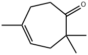 2,2,5-trimethyl-4-cyclohepten-1-one Struktur