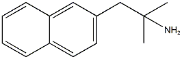 1,1-ジメチル-2-(2-ナフチル)エタンアミン 化学構造式