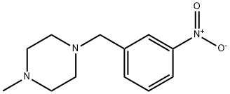 1-METHYL-4-(3-NITROBENZYL)PIPERAZINE Structure