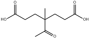 4-アセチル-4-メチルヘプタンジオン酸 化学構造式