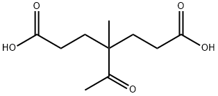 4-ACETYL-4-METHYLHEPTANEDIOIC ACID Structure