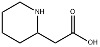 2-哌啶乙酸,19832-04-3,结构式
