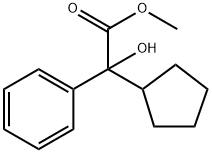 Methyl cyclopentylphenylglycolate Structure