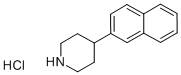4-(2-NAPHTHYL) PIPERIDINE HYDROCHLORIDE Structure