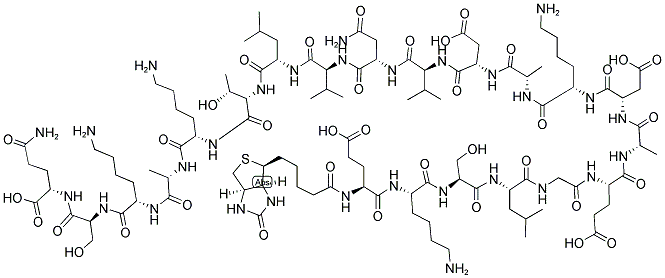 BIOTINYL-PTH (64-84) (HUMAN), 198342-22-2, 结构式