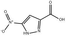 5-硝基吡唑-3-羧酸,198348-89-9,结构式