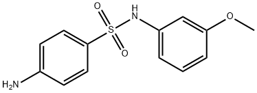 4-amino-N-(3-methoxyphenyl)benzenesulfonamide Structure