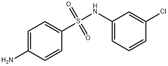 4-氨基-N-(3-氯苯基)苯磺酰胺, 19837-81-1, 结构式