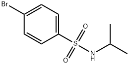 N-异丙基-4-溴苯磺酰胺, 1984-27-6, 结构式
