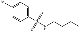 N-ブチル-p-ブロモベンゼンスルホンアミド 化学構造式