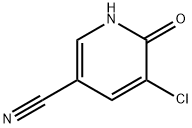 5-氯-6-羟基烟腈, 19840-46-1, 结构式