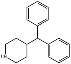 4-(ジフェニルメチル)ピペリジン 化学構造式