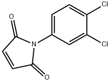 1-(3,4-二氯苯基)吡咯-2,5-二酮, 19844-27-0, 结构式