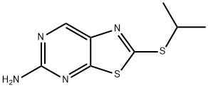 2-(Isopropylthio)thiazolo[5,4-d]pyrimidin-5-amine Structure