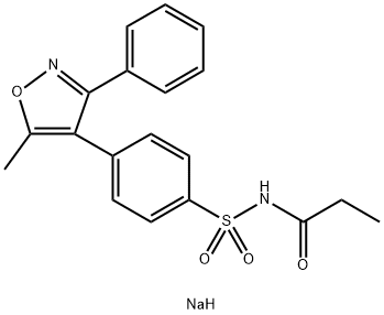 帕瑞昔布钠 结构式