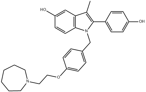 Bazedoxifene Struktur