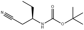 Carbamic acid, [(1R)-1-(cyanomethyl)propyl]-, 1,1-dimethylethyl ester (9CI)