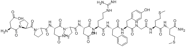 援木蛙肽, 198541-90-1, 结构式