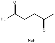 レブリン酸ナトリウム 化学構造式