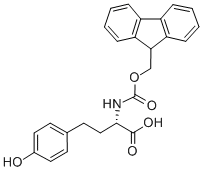 (S)-ALPHA-[[芴甲氧羰基]氨基]-4-羟基苯丁酸, 198560-10-0, 结构式
