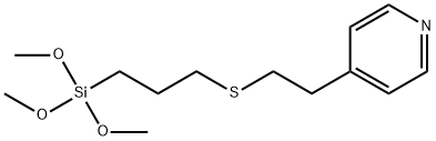 3 - (4 - 吡啶基乙基)硫代丙基三甲氧基硅烷, 198567-47-4, 结构式