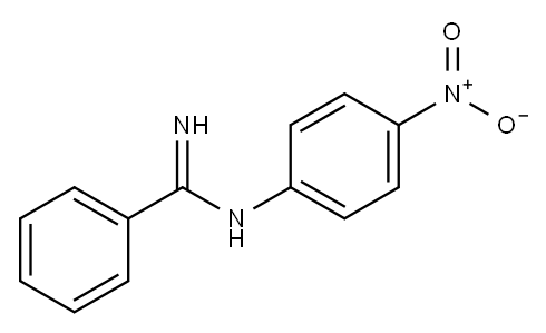 BENZENECARBOXIMIDAMIDE,N-(4-NITROPHENYL)- 化学構造式