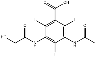 羟泛影酸,19863-06-0,结构式