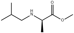 D-Alanine, N-(2-methylpropyl)-, methyl ester (9CI) Struktur