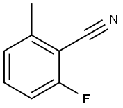 2-フルオロ-6-メチルベンゾニトリル 化学構造式