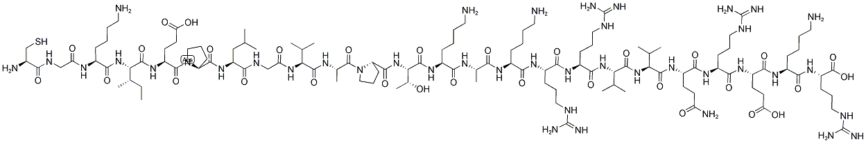HIV (GP120) ANTIGENIC PEPTIDE Structure