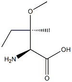 Isoleucine,  3-methoxy-,  DL-  (8CI) Structure