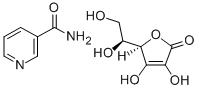 L-アスコルビン酸/ニコチンアミド 化学構造式