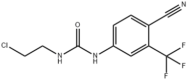 1-(2-氯乙基)-3-(4-氰基-3-(三氟甲基)苯基)脲,1987135-73-8,结构式