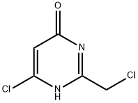6-Chloro-2-(chloromethyl)pyrimidin-4(3H)-one Struktur