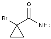 1-ブロモシクロプロパンカルボキサミド 化学構造式
