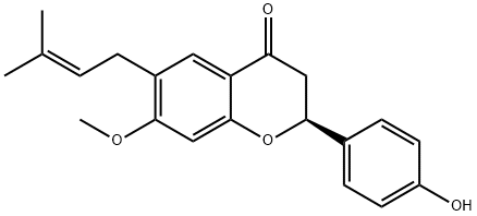 甲基补骨脂黄酮A 结构式