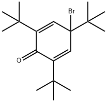 4-bromo-246-tri-tert-butyl-25-cyclohexadienone Struktur
