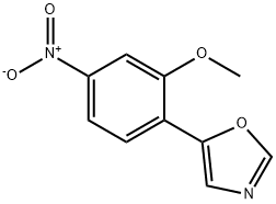 5-(2-METHOXY-4-NITROPHENYL)OXAZOLE Structure
